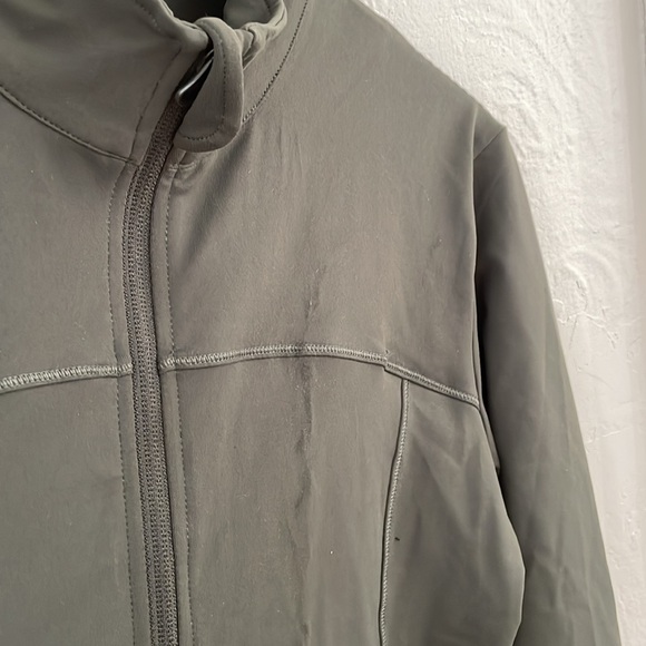 GYM RAINBOW Women's Workout Jacket Size L In Moss Green - Picture 2 of 6